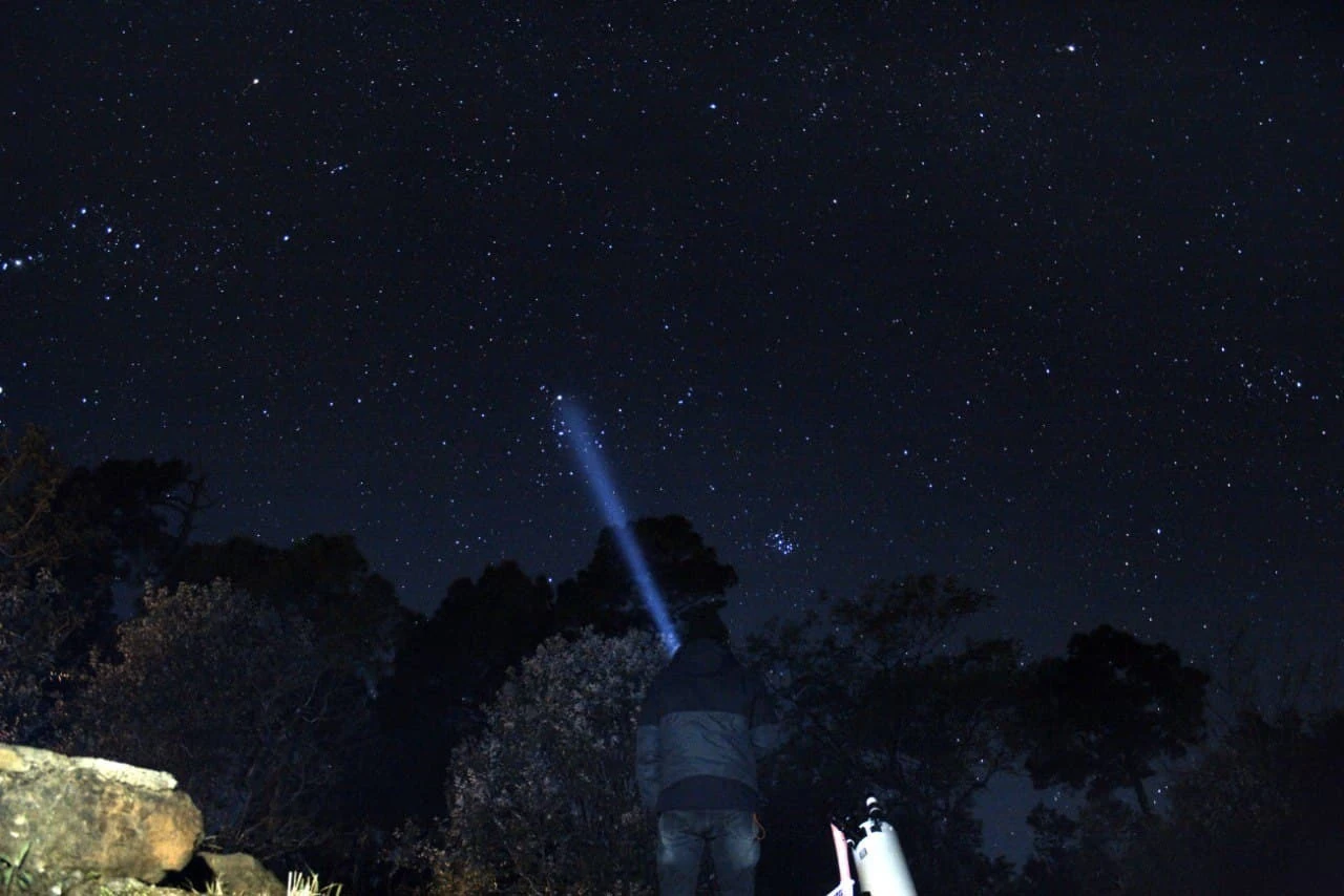 Night sky observation